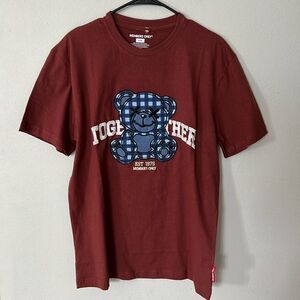 Members Only Men's Embroidered Teddy BearT-shirt size L